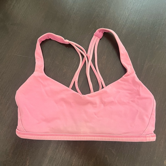 Lululemon Free To Be Zen Sports Bra in Light Pink Size 4 - Picture 3 of 6